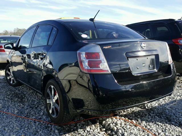 3N1AB61EX8L725697 - 2008 NISSAN SENTRA 2.0 BLACK photo 3