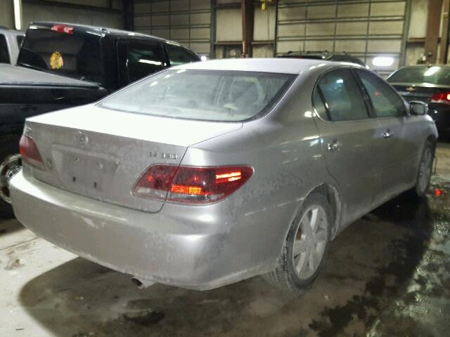 JTHBA30G165165912 - 2006 LEXUS ES 330 SILVER photo 4