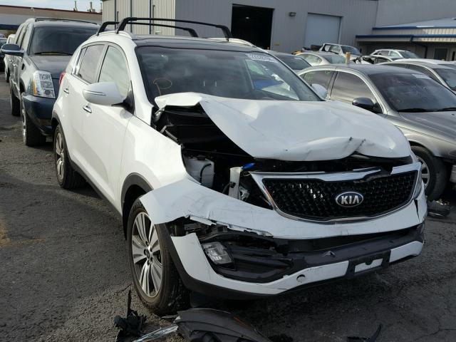 KNDPC3AC7F7741844 - 2015 KIA SPORTAGE E WHITE photo 1