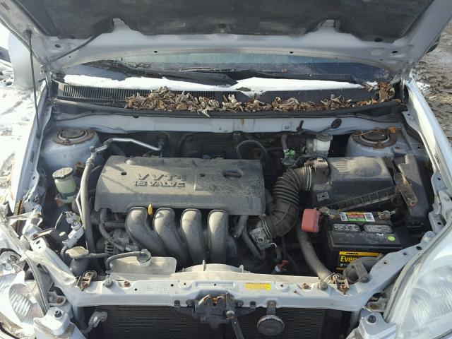 2T1KR32EX5C488864 - 2005 TOYOTA COROLLA MA GRAY photo 7