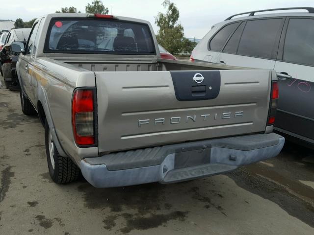 1N6DD26S02C385312 - 2002 NISSAN FRONTIER K BROWN photo 3