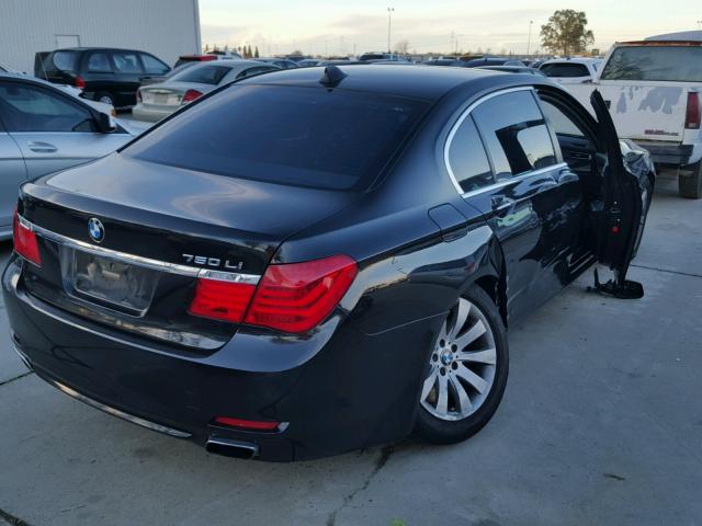 WBAKC8C56BC434136 - 2011 BMW 750 LI BLACK photo 4