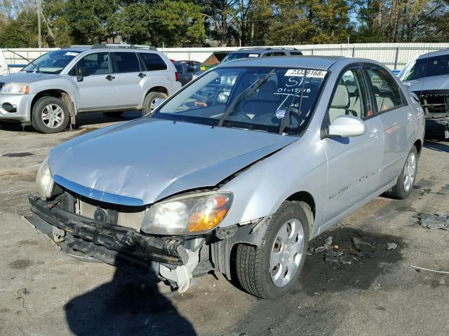 KNAFE221595597043 - 2009 KIA SPECTRA EX SILVER photo 2