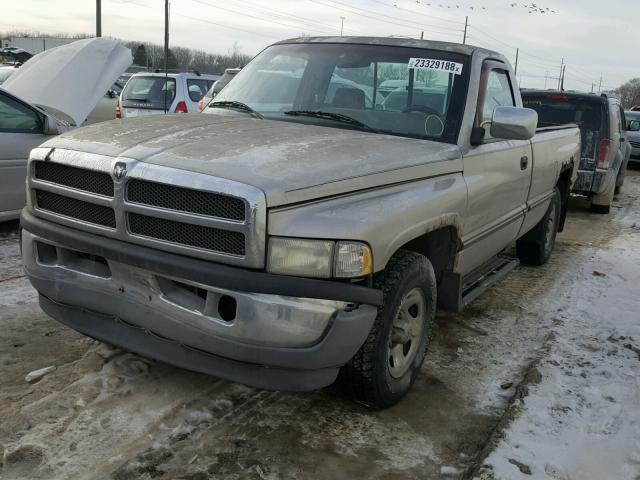 1B7HC16Z4TS524122 - 1996 DODGE RAM 1500 SILVER photo 2