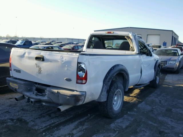 1FTNF20L54EC25579 - 2004 FORD F250 SUPER WHITE photo 4