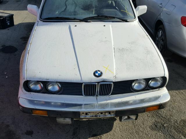 WBABB1308H1930090 - 1987 BMW 325 I WHITE photo 7