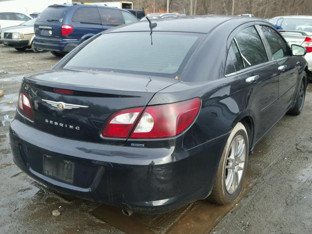 1C3LC66K97N531022 - 2007 CHRYSLER SEBRING LI BLACK photo 4