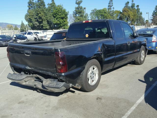 2GCEC19T131291262 - 2003 CHEVROLET SILVERADO BLACK photo 4