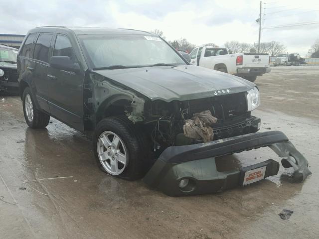 1J8GR48K77C605362 - 2007 JEEP GRAND CHER GREEN photo 1