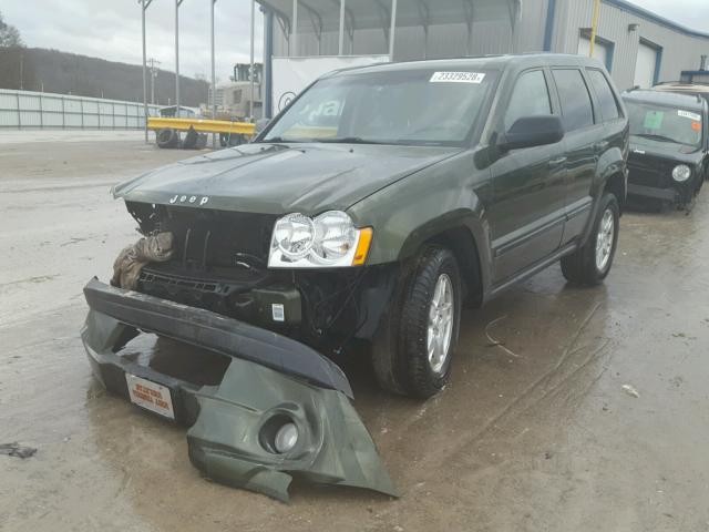 1J8GR48K77C605362 - 2007 JEEP GRAND CHER GREEN photo 2