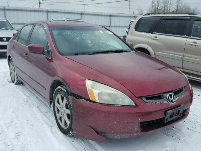 1HGCM66523A049420 - 2003 HONDA ACCORD EX BURGUNDY photo 1