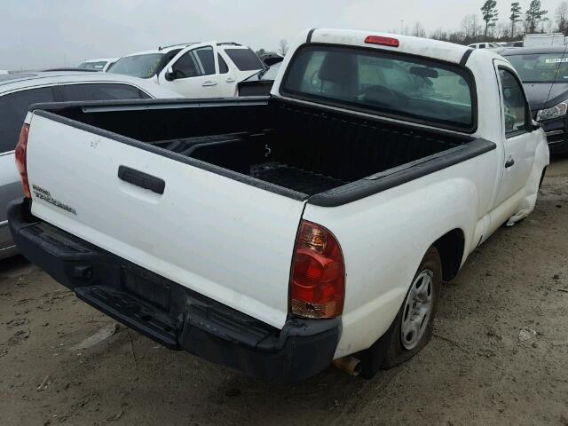 5TFNX4CN4EX035364 - 2014 TOYOTA TACOMA WHITE photo 4