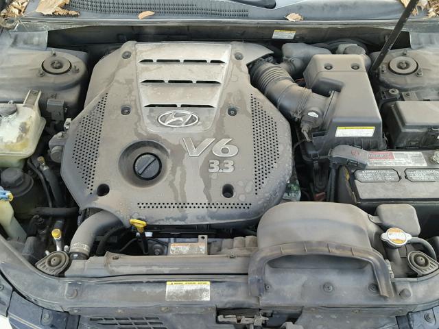 5NPEU46F76H044599 - 2006 HYUNDAI SONATA GLS BLUE photo 7