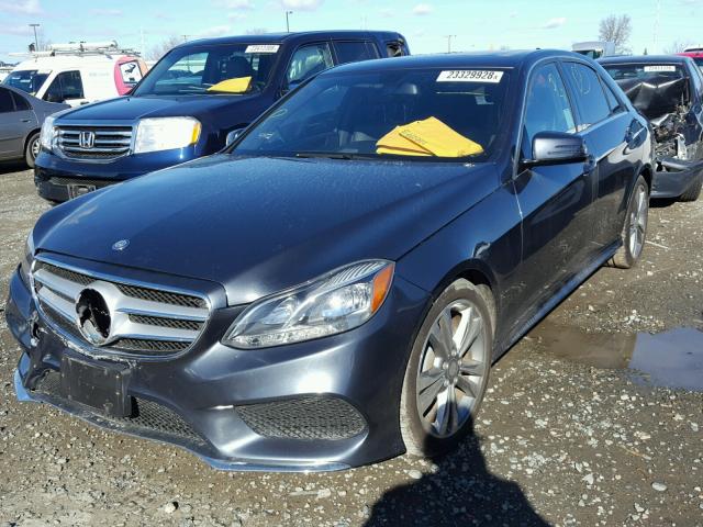 WDDHF5KB5EA782249 - 2014 MERCEDES-BENZ E 350 GRAY photo 2