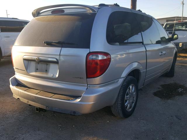 2A8GP64L06R798217 - 2006 CHRYSLER TOWN & COU SILVER photo 4