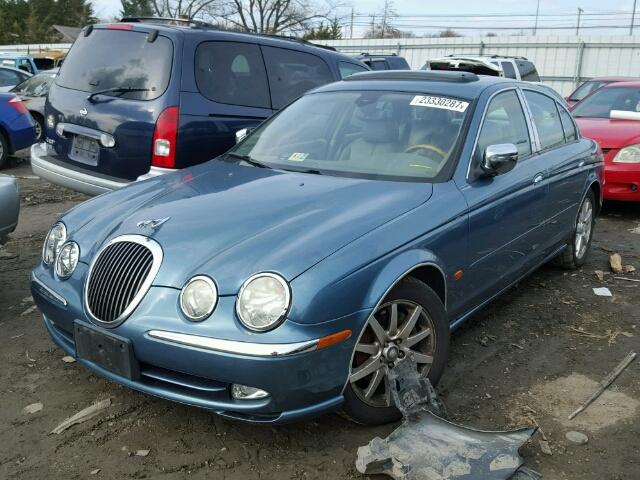 SAJDA01C1YFL42445 - 2000 JAGUAR S-TYPE TEAL photo 2