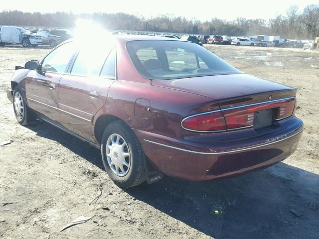 2G4WS52J511328071 - 2001 BUICK CENTURY CU MAROON photo 3