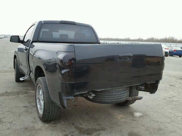 5TFJU52138X003408 - 2008 TOYOTA TUNDRA BLACK photo 3