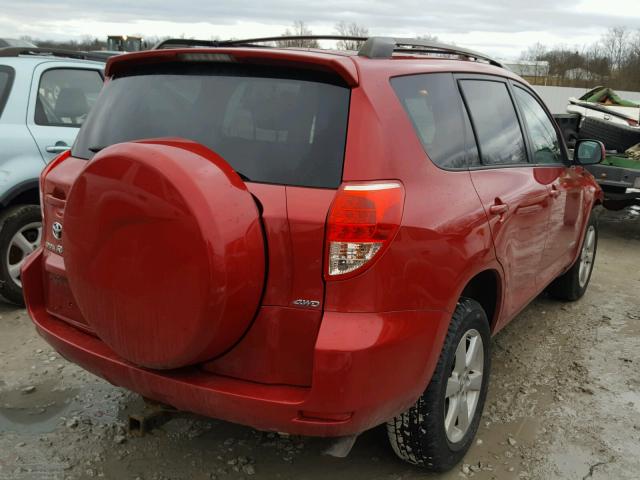 JTMBK31VX65009573 - 2006 TOYOTA RAV4 LIMIT RED photo 4