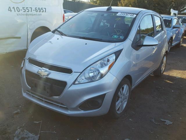 KL8CA6S94FC754107 - 2015 CHEVROLET SPARK LS SILVER photo 2