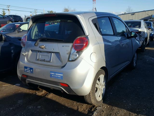 KL8CA6S94FC754107 - 2015 CHEVROLET SPARK LS SILVER photo 4