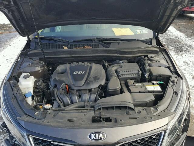 5XXGM4A75EG313587 - 2014 KIA OPTIMA LX BROWN photo 7