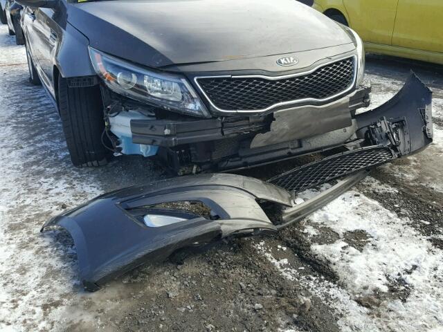 5XXGM4A75EG313587 - 2014 KIA OPTIMA LX BROWN photo 9