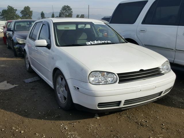 WVWGH21J4YW761875 - 2000 VOLKSWAGEN GOLF GLS WHITE photo 1