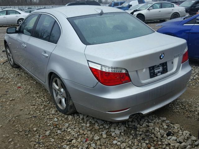 WBANV93538CZ69365 - 2008 BMW 535 XI SILVER photo 3