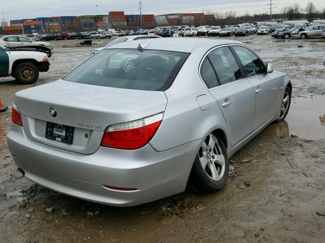 WBANV93538CZ69365 - 2008 BMW 535 XI SILVER photo 4