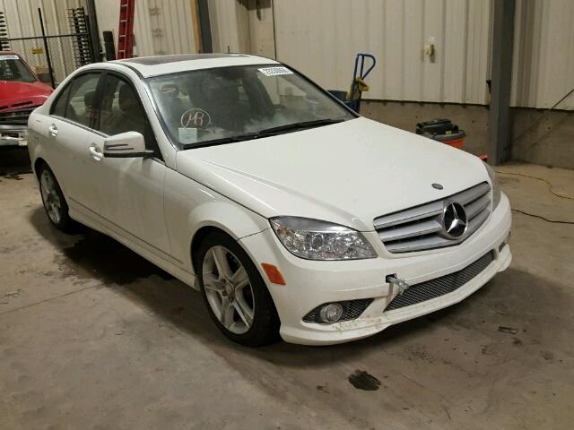 WDDGF8BB0AR110771 - 2010 MERCEDES-BENZ C 300 4MAT WHITE photo 1