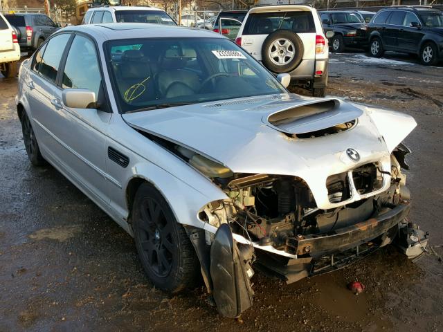 WBAAN37491ND46780 - 2001 BMW 325 I SILVER photo 1