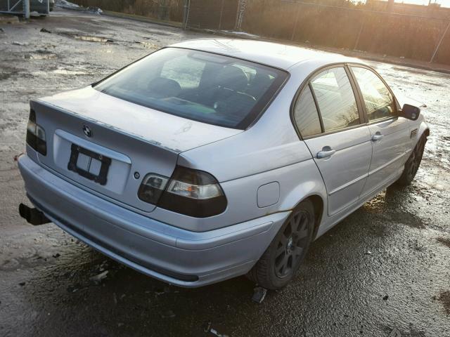 WBAAN37491ND46780 - 2001 BMW 325 I SILVER photo 4