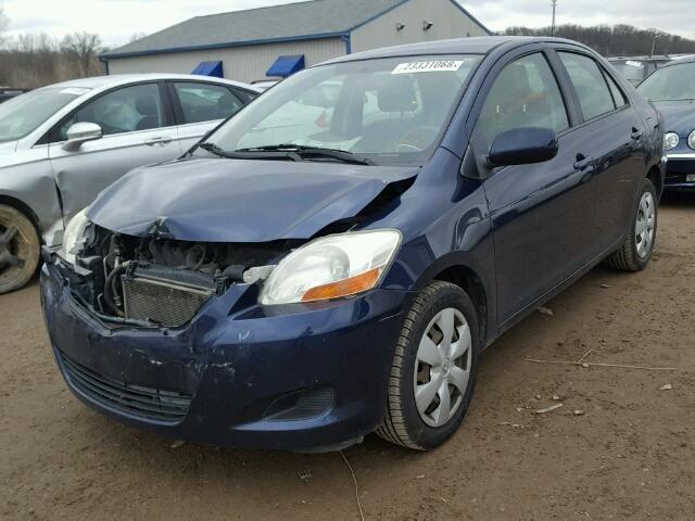 JTDBT923071121353 - 2007 TOYOTA YARIS BLUE photo 2