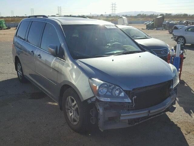 5FNRL38745B081448 - 2005 HONDA ODYSSEY EX CHARCOAL photo 1