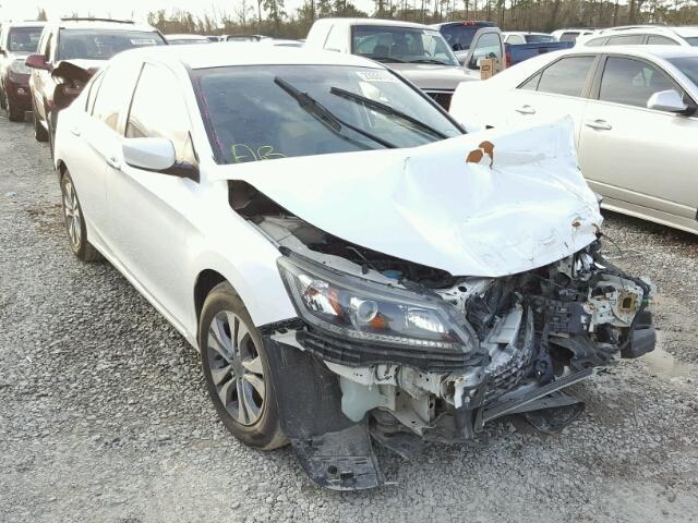 1HGCR2F39DA214373 - 2013 HONDA ACCORD LX WHITE photo 1