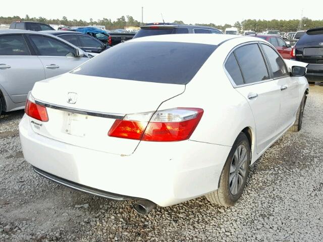 1HGCR2F39DA214373 - 2013 HONDA ACCORD LX WHITE photo 4