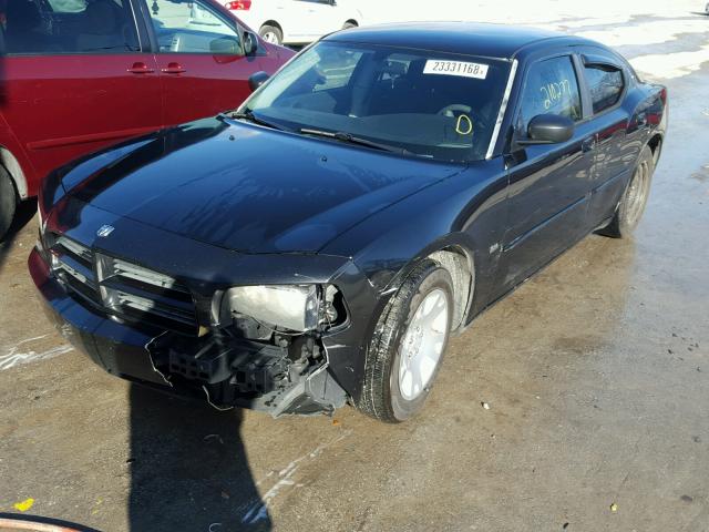 2B3KA43G46H185729 - 2006 DODGE CHARGER SE BLACK photo 2