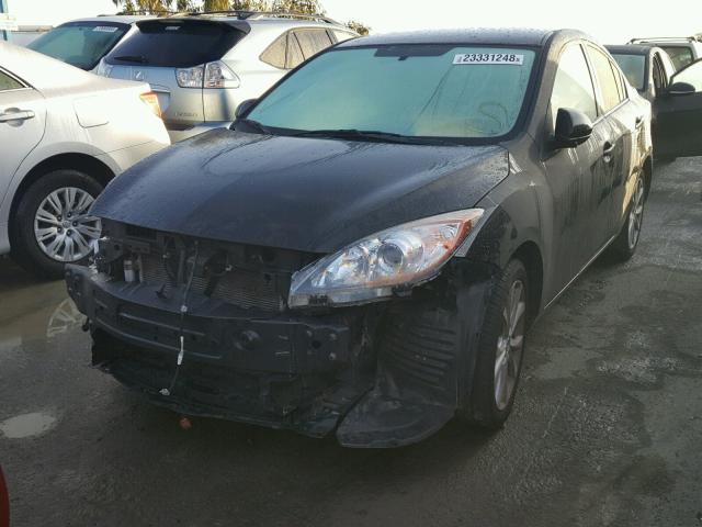 JM1BL1U63B1445642 - 2011 MAZDA 3 S BLACK photo 2