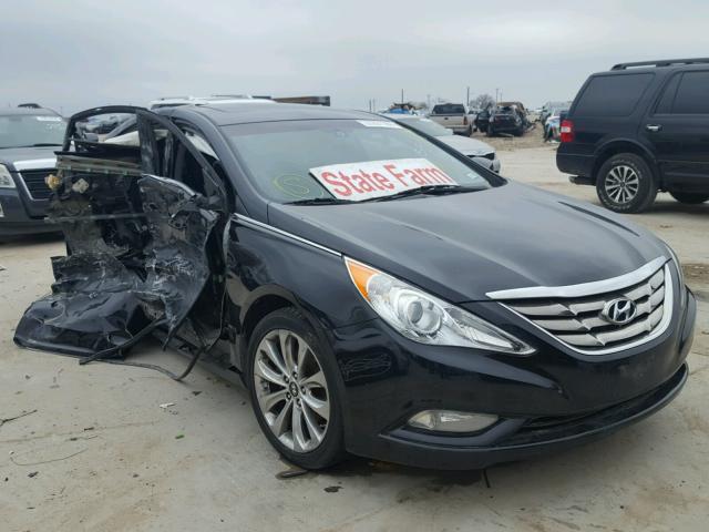 5NPEC4AC1DH528586 - 2013 HYUNDAI SONATA SE BLACK photo 1