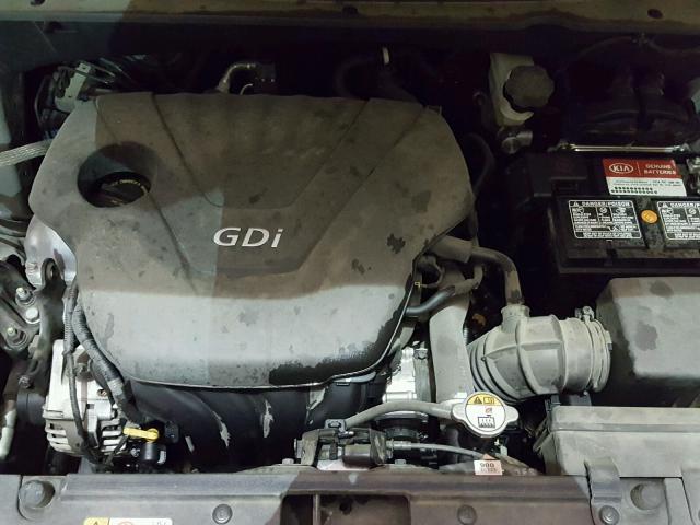 KNDJN2A22F7119377 - 2015 KIA SOUL GRAY photo 7