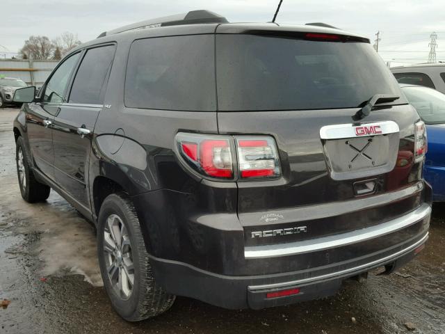 1GKKRRKD4FJ336616 - 2015 GMC ACADIA SLT GRAY photo 3