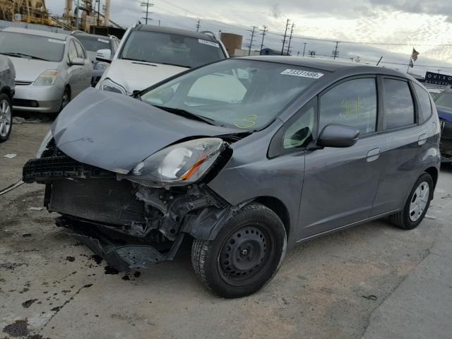 JHMGE8H31CC029392 - 2012 HONDA FIT GRAY photo 2