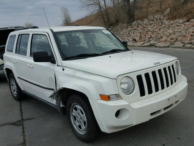 1J4NF2GB2AD537593 - 2010 JEEP PATRIOT SP WHITE photo 1