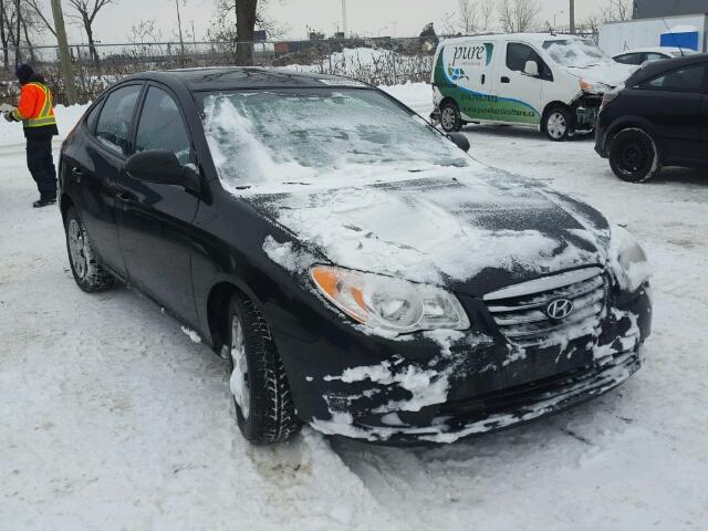 KMHDT4BD3AU982984 - 2010 HYUNDAI ELANTRA GL BLACK photo 1