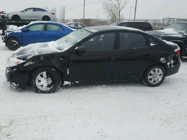 KMHDT4BD3AU982984 - 2010 HYUNDAI ELANTRA GL BLACK photo 9