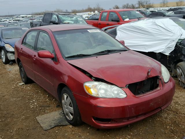 1NXBR32EX6Z745764 - 2006 TOYOTA COROLLA CE RED photo 1