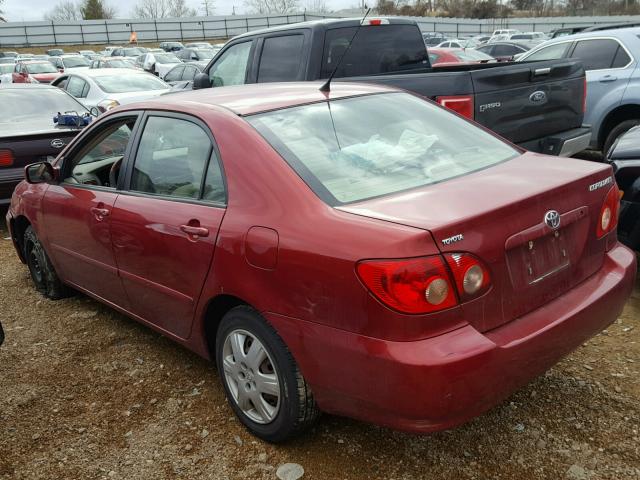 1NXBR32EX6Z745764 - 2006 TOYOTA COROLLA CE RED photo 3