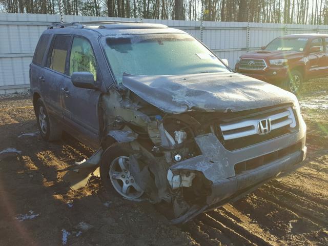 5FNYF28647B027140 - 2007 HONDA PILOT EXL GRAY photo 1