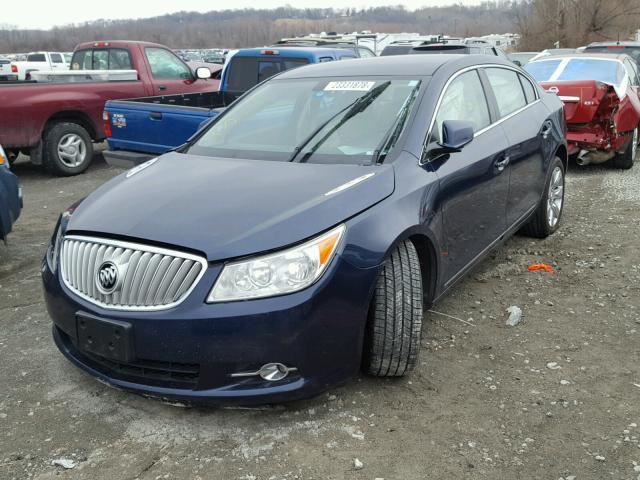 1G4GC5EDXBF285025 - 2011 BUICK LACROSSE C BLUE photo 2